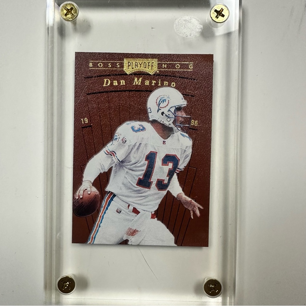 1996 Playoff Contenders Prime Dan Marino "Boss Hog" Insert